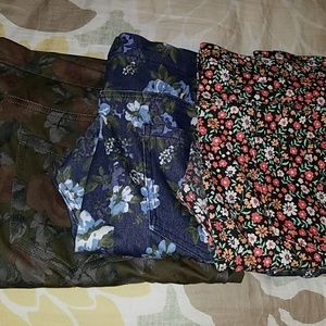 Lot of 3 Faded Glory Jeggings